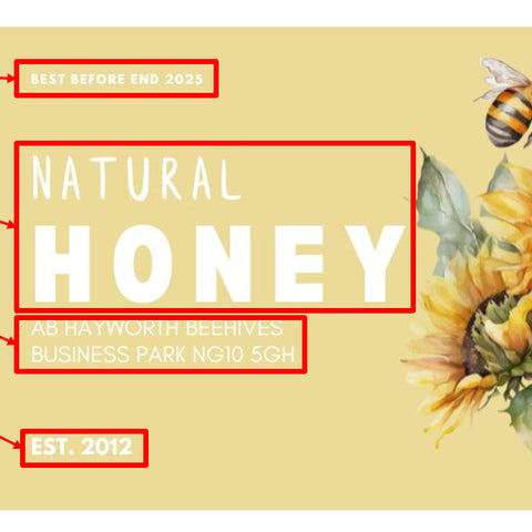 Honey Label Design 199