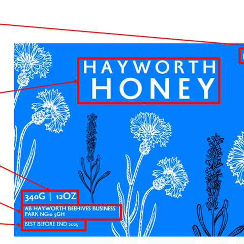 Honey Label Design 200