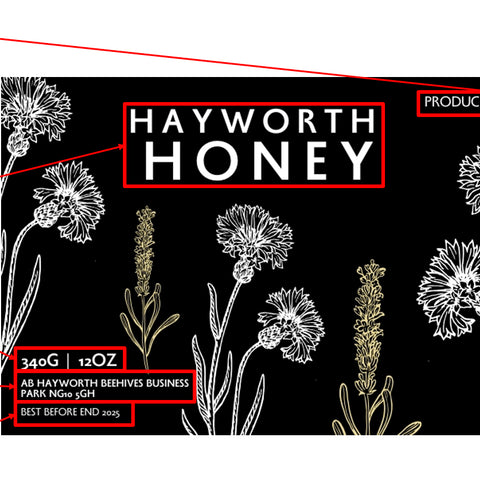 Honey Label Design 201