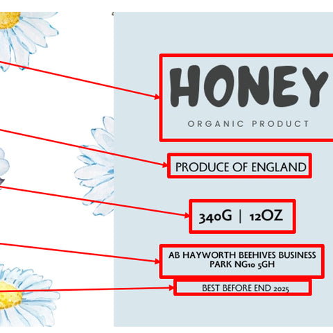 Honey Label Design 202