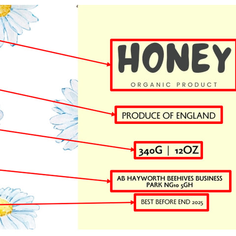 Honey Label Design 203