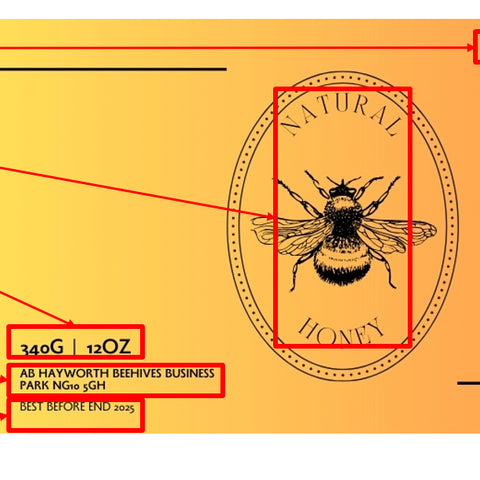 Honey Label Design 206