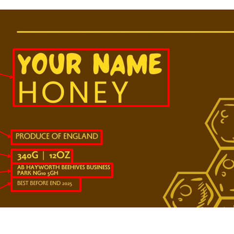 Honey Label Design 209