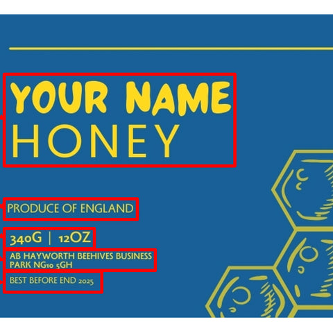 Honey Label Design 210