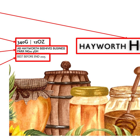 Honey Label Design 215