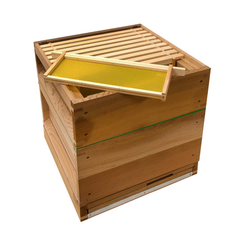 Bundle 1 Fully Assembled 1st Grade Western Cedar Hive with Assembled Frames