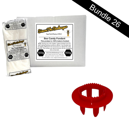 Bundle 26 - Simon The Beekeeper 24 x 500g Fondant + Fondant Aid