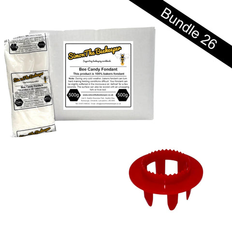 Bundle 26 - Simon The Beekeeper 24 x 500g Fondant + Fondant Aid