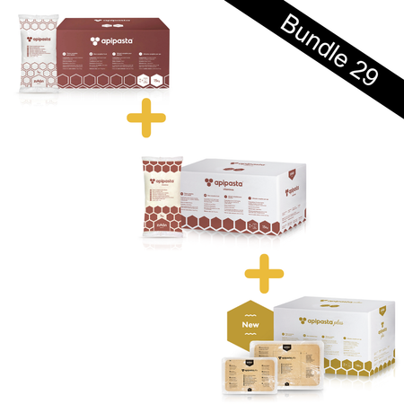 Bundle 29 - The Ultimate Feeding Bundle (box Apipasta (15 x 1kg) + Box of Vitaminas (15 x 1kg) + 1 Box Apipatsa Plus (14 x 1kg)
