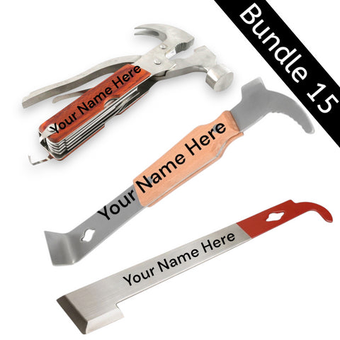 Bundle 15 Premium Personalised Hive Tool Trio