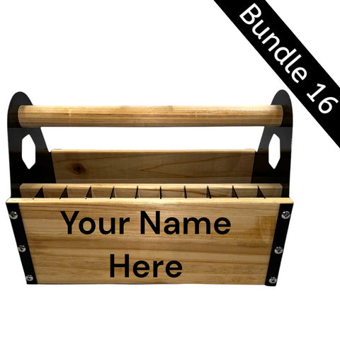 Bundle 16 Personalised Tool Box