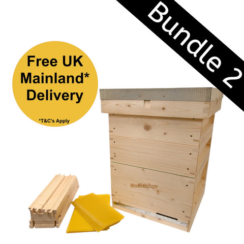 Bundle 2 Two National Value Wooden Hive With 2 Supers, Frame & Foundation