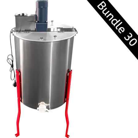 Bundle 30 9-Frame Radial Electricl Honey Extractor