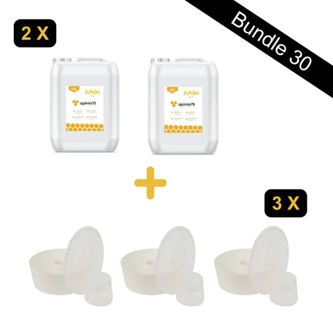 Bundle 30 - Apimix75 2 x 10L /14kg + 3 x 2L Rapid Feeder