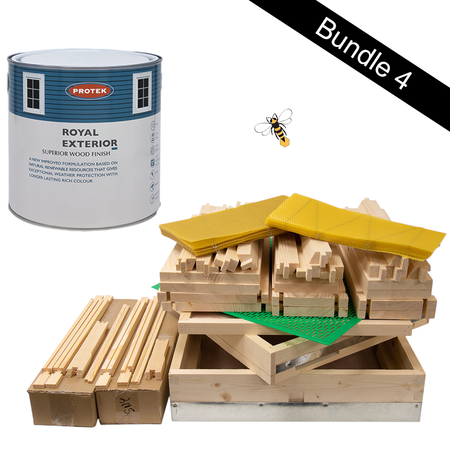 Bundle 4 - Value Hive With Frames and Foundation + Beehive Paint of Your Choice