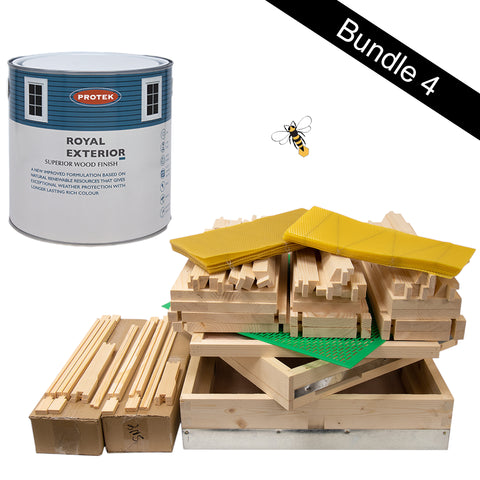 Bundle 4 - Value Hive With Frames and Foundation + Beehive Paint of Your Choice