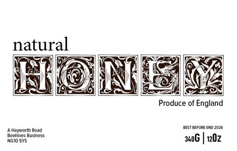 Clear Honey Label Design 13
