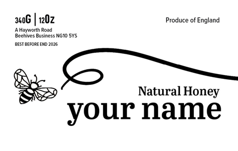 Clear Honey Label Design 14
