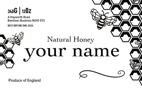 Clear Honey Label Design 16