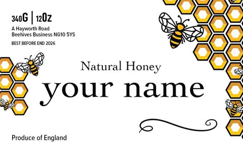 Clear Honey Label Design 17