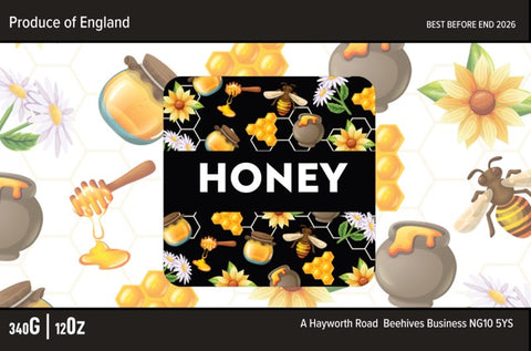 Clear Honey Label Design 33