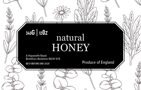 Clear Honey Label Design 3