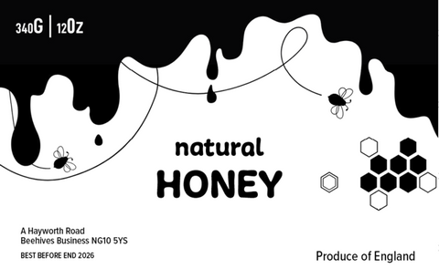 Clear Honey Label Design 8