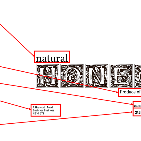 Clear Honey Label Design 13