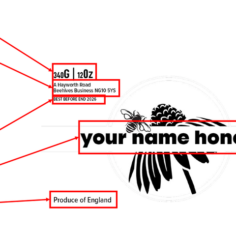 Clear Honey Label Design 18