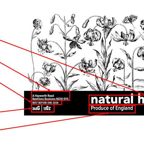 Clear Honey Label Design 24