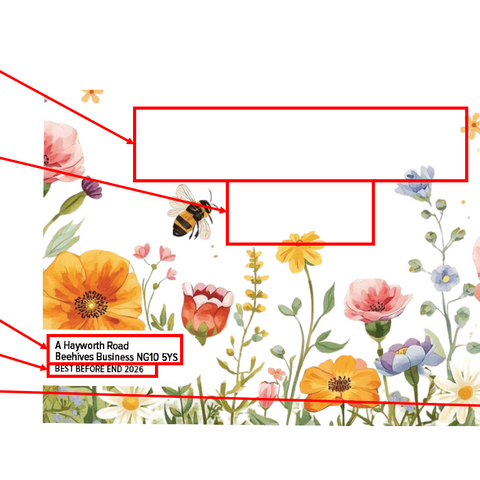 Clear Honey Label Design 26