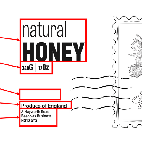 Clear Honey Label Design 30