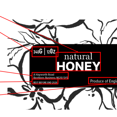 Clear Honey Label Design 5