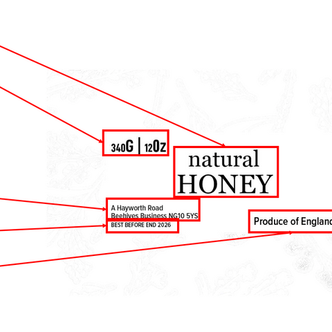 Clear Honey Label Design 7