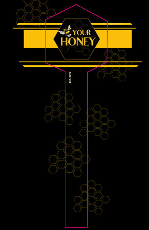Tamper Evident Honey Label Design 18