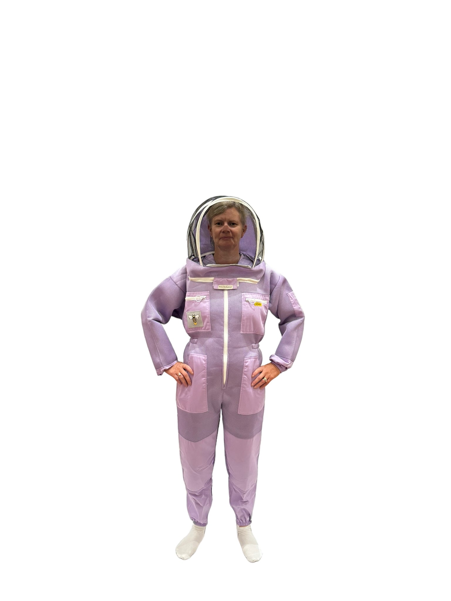 Buzz Defender Lilac Suit – Simon The Beekeeper - Main Image