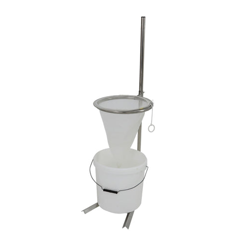 Swienty Adjustable Floor-Standing Stainless Steel Conical Strainer Stand