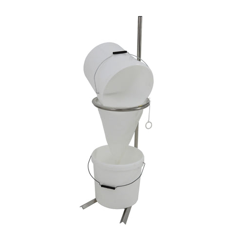 Swienty Adjustable Floor-Standing Stainless Steel Conical Strainer Stand