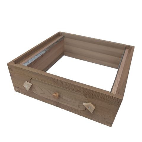 National Western Cedar Observation Hive with 2 Supers and Frames & Foundation