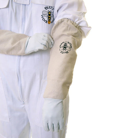 Bundle 16 (Buzz Professional Khaki Suit + White Leather Gloves)