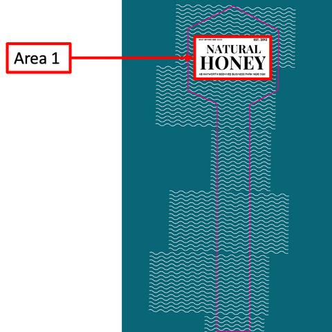 Tamper Evident Honey Label Design 11