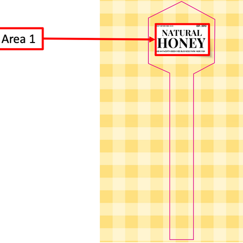 Tamper Evident Honey Label Design 12