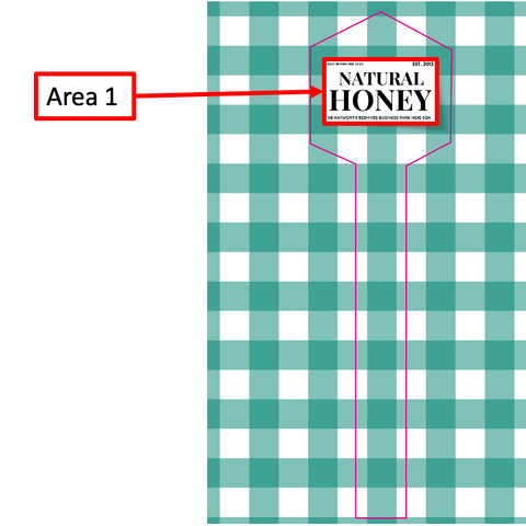 Tamper Evident Honey Label Design 13