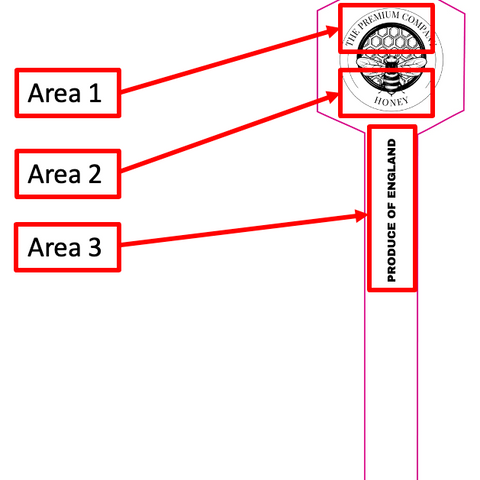 Tamper Evident Honey Label Design 17