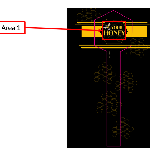 Tamper Evident Honey Label Design 18