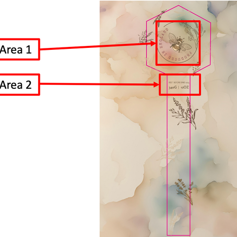 Tamper Evident Honey Label Design 21