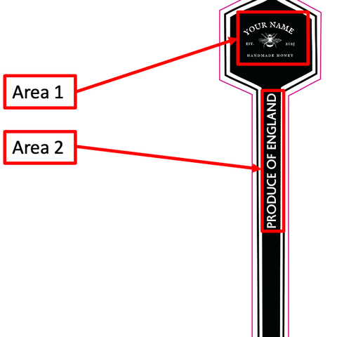 Tamper Evident Honey Label Design 29