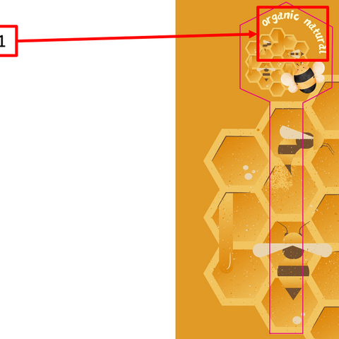 Tamper Evident Honey Label Design 30