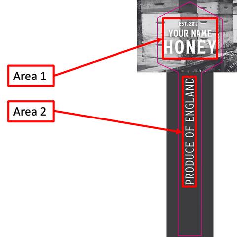 Tamper Evident Honey Label Design 33