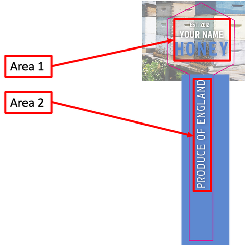 Tamper Evident Honey Label Design 34